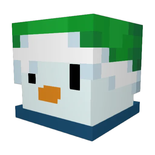 GDizzle999 Minecraft avatar head, 3D render