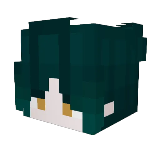 GEASSS Minecraft avatar head, 3D render