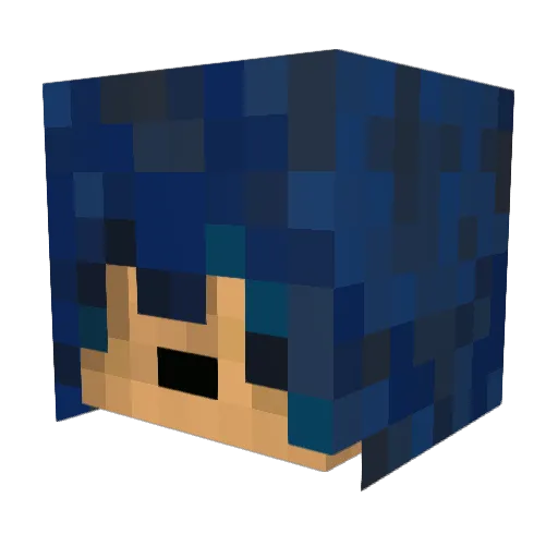 GEETARGUY39 Minecraft avatar head, 3D render