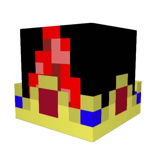 GEKKEDWERG Minecraft avatar head, 3D render