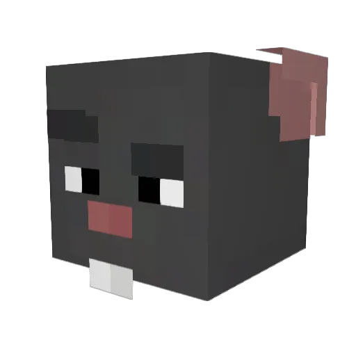 GEK_0n Minecraft avatar head, 3D render
