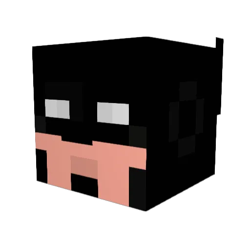 GEM15 Minecraft avatar head, 3D render