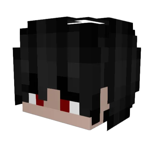 GENIUS_P Minecraft avatar head, 3D render