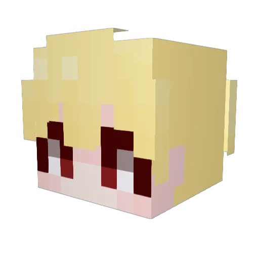 GENUS99 Minecraft avatar head, 3D render