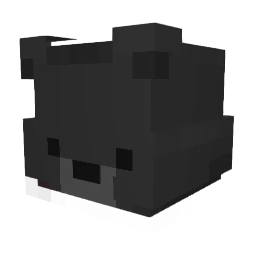 GENZIARA_ZELEK Minecraft avatar head, 3D render