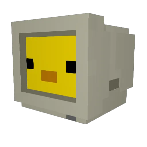 GEO12DAVE Minecraft avatar head, 3D render