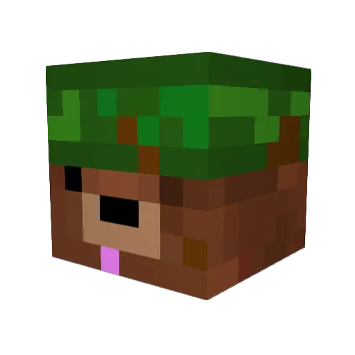 GEOLEOPLAY415 Minecraft avatar head, 3D render