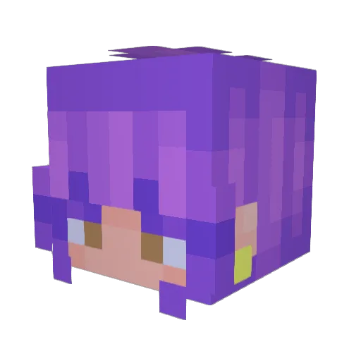 GEREOFF Minecraft avatar head, 3D render