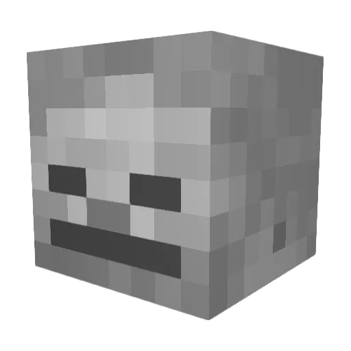 GERORINKO Minecraft avatar head, 3D render