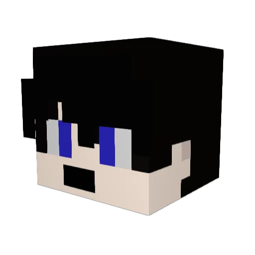 GER_JAY Minecraft avatar head, 3D render