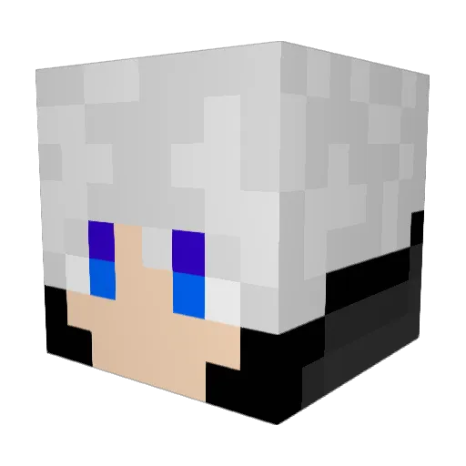 GESANKong Minecraft avatar head, 3D render