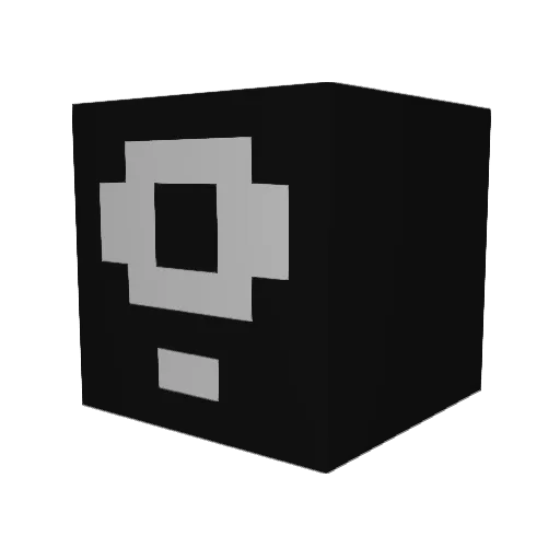GETGOOD1234 Minecraft avatar head, 3D render