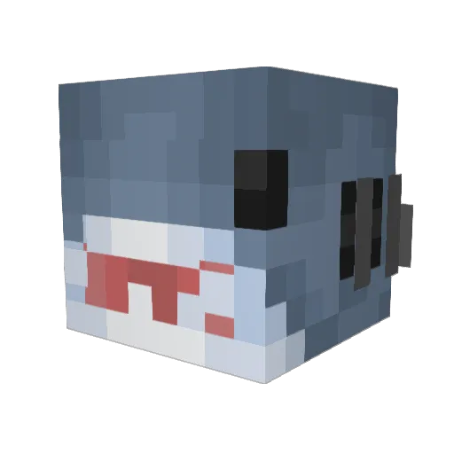 GETJINXEDMF Minecraft avatar head, 3D render