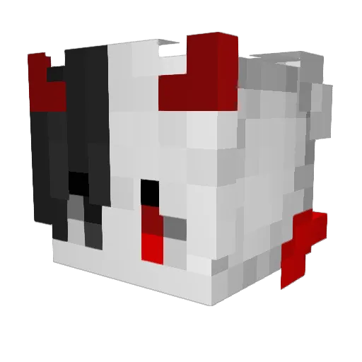 GEVOIX Minecraft avatar head, 3D render