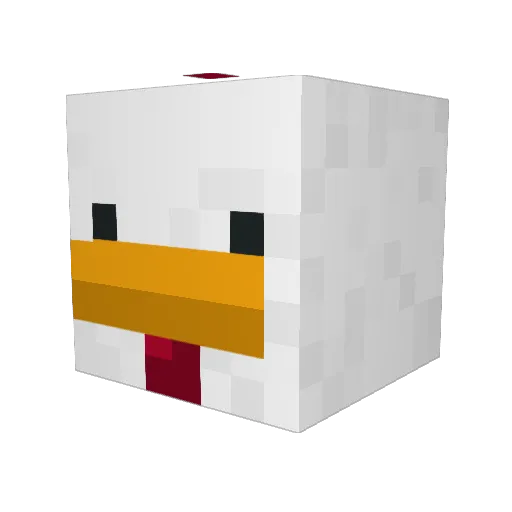 GEZEE5980 Minecraft avatar head, 3D render
