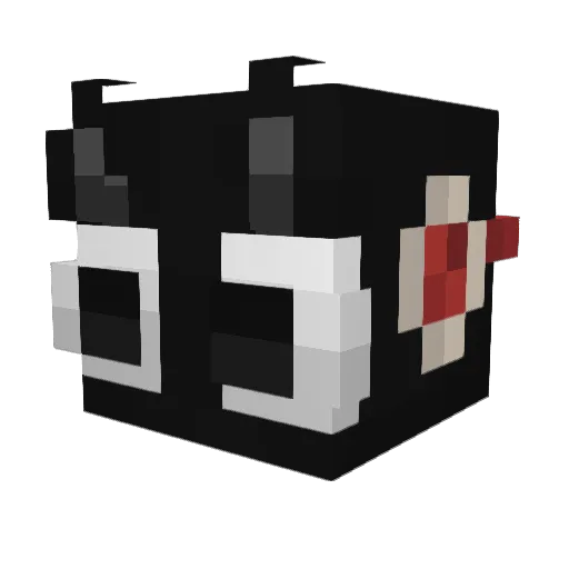 GE_rtr Minecraft avatar head, 3D render