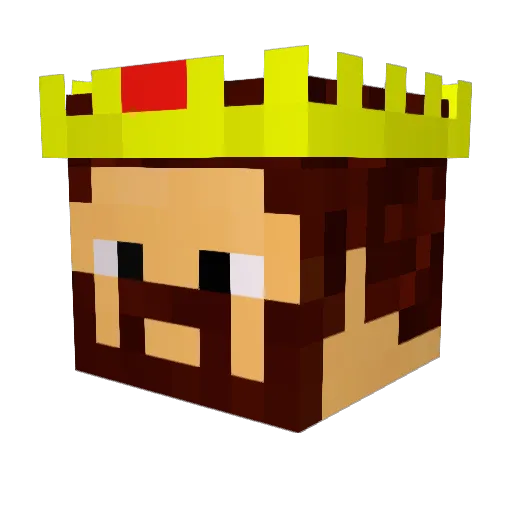 GEecK29Gmr Minecraft avatar head, 3D render