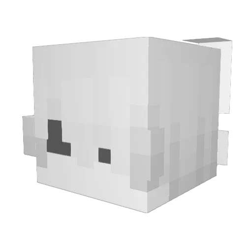 GFS1icer69 Minecraft avatar head, 3D render