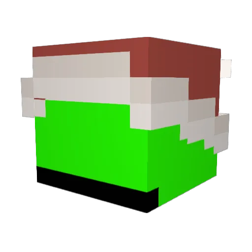 GFXWTF Minecraft avatar head, 3D render