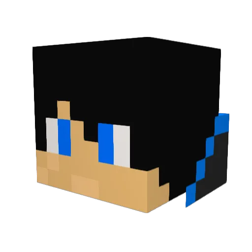 GF_Spy Minecraft avatar head, 3D render