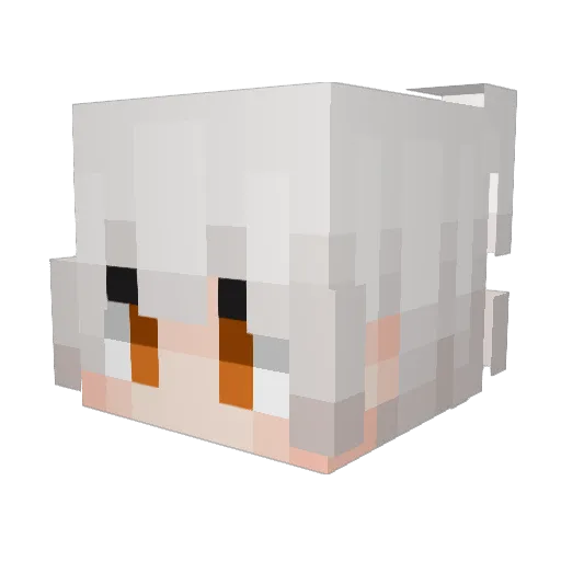 GFelz Minecraft avatar head, 3D render