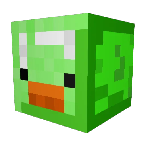 GG60 Minecraft avatar head, 3D render