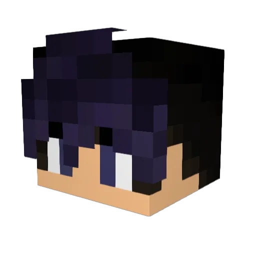 Minecraft-Avatar von GGCreeperXD: Kopf als 3D-Render