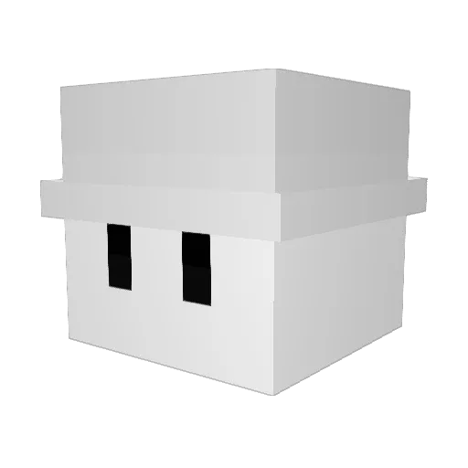 GGDDDDDDDDD Minecraft avatar head, 3D render