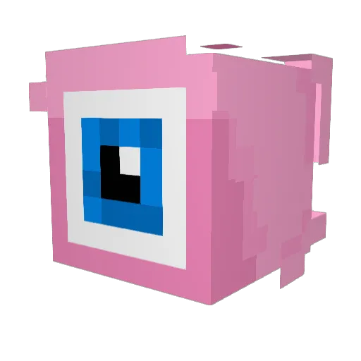 GGDubby Minecraft avatar head, 3D render