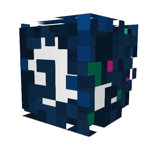 GGEnlil Minecraft avatar head, 3D render