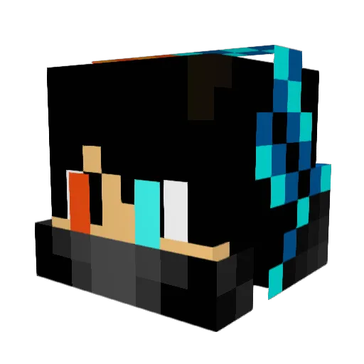 GGHussain Minecraft avatar head, 3D render