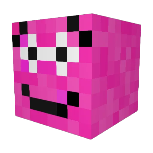 GGJelle Minecraft avatar head, 3D render