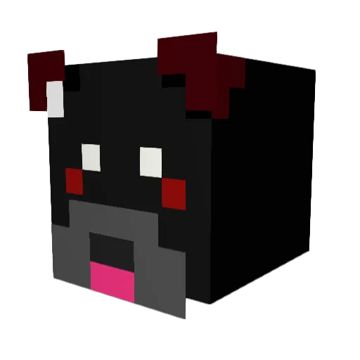 GGKIAD Minecraft avatar head, 3D render