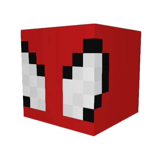 GGOMANGYI Minecraft avatar head, 3D render