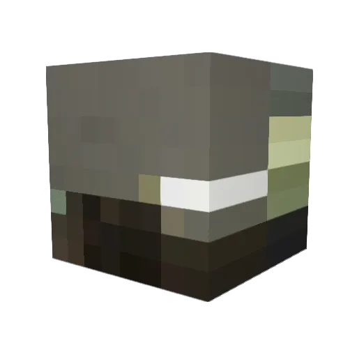 GGOODDOO Minecraft avatar head, 3D render