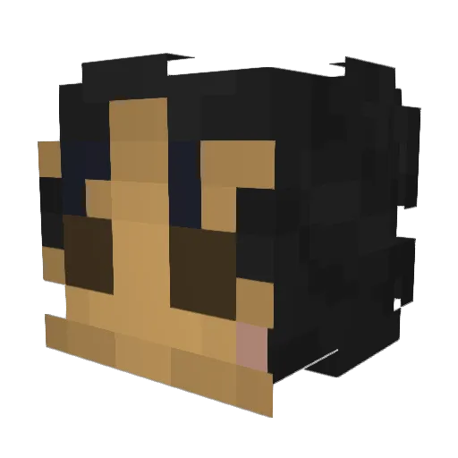 GGTitanTheKillr Minecraft avatar head, 3D render