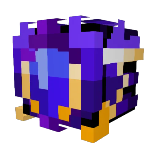 GGWPSR Minecraft avatar head, 3D render