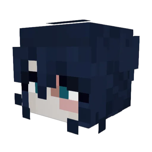GGYUANG Minecraft avatar head, 3D render