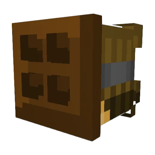 GG_3 Minecraft avatar head, 3D render
