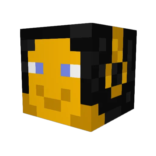GG_BOY_39ru Minecraft avatar head, 3D render