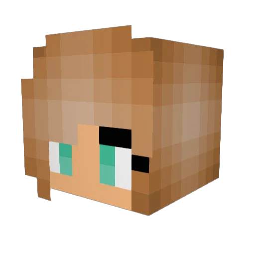 GG_Gaming87538 Minecraft avatar head, 3D render