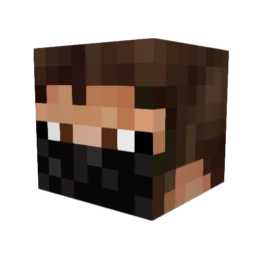 GG_Jonsson Minecraft avatar head, 3D render