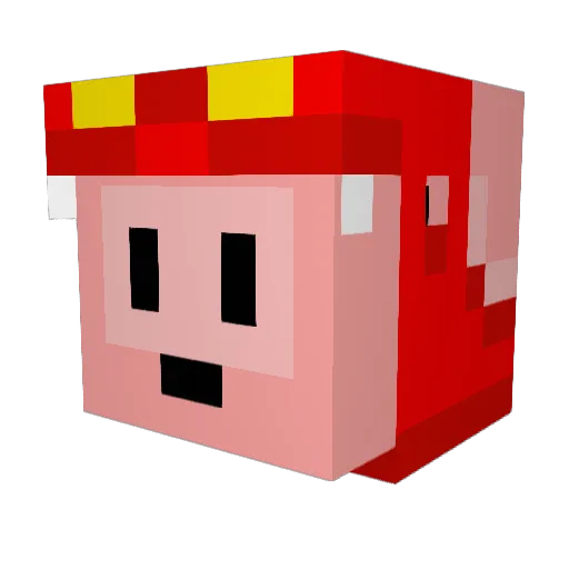 GGbond111 Minecraft avatar head, 3D render
