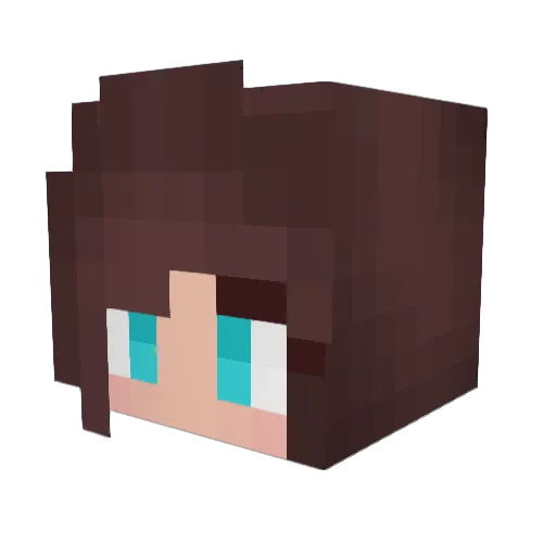 GGboy44 Minecraft avatar head, 3D render