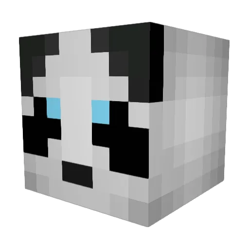 GGezwinZ Minecraft avatar head, 3D render