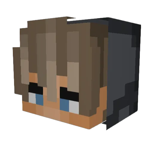 GGforlife888 Minecraft avatar head, 3D render