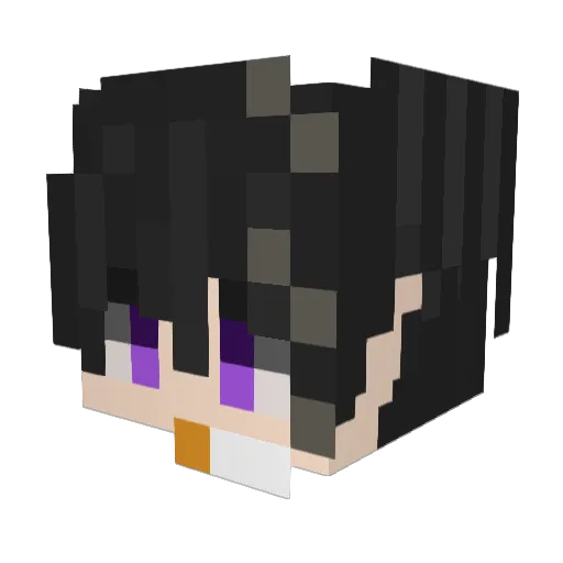 GGiorgioA Minecraft avatar head, 3D render