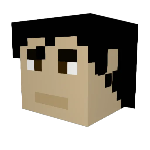 GGiovanna32 Minecraft avatar head, 3D render