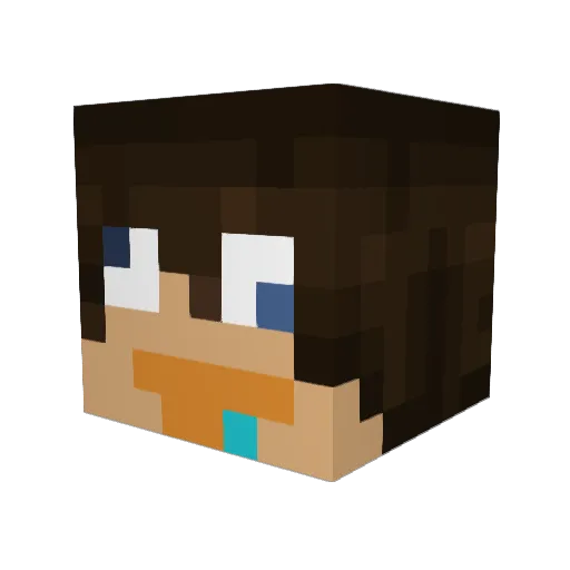 GGiulio84 Minecraft avatar head, 3D render