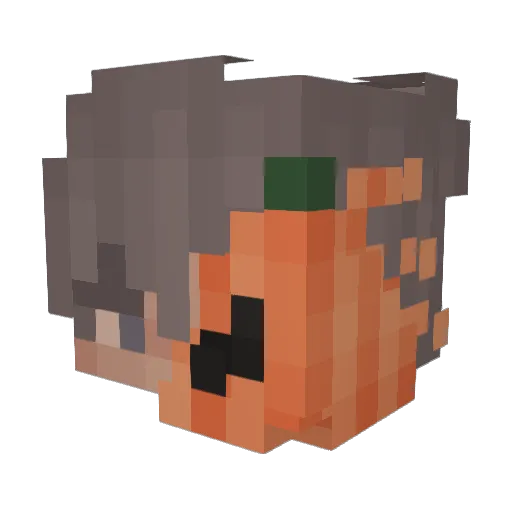 GGkid1109 Minecraft avatar head, 3D render